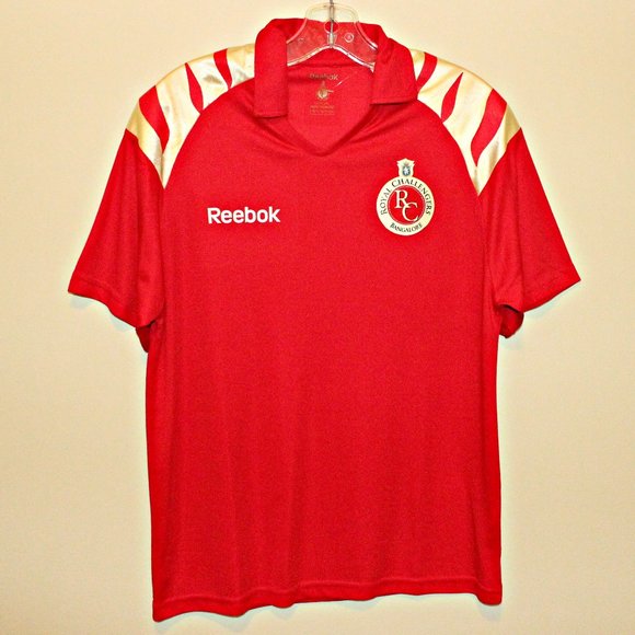 3/$55❤️new tag defaced Reebok IPL Royal Challengers Bangalore RCB cricket jersey - Picture 1 of 8